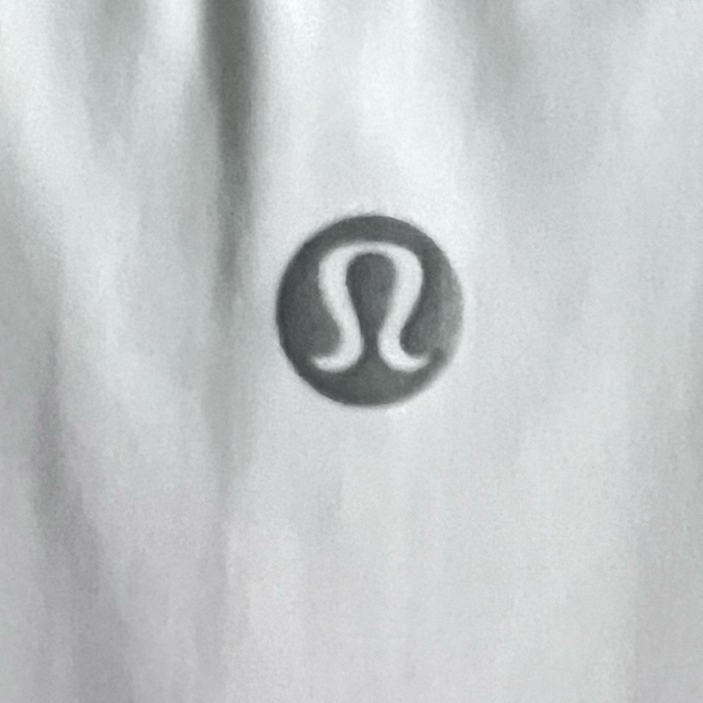 Lululemon  Stripe in Stride White Short Sleeve Top 6/8 Medium - Picture 10 of 14